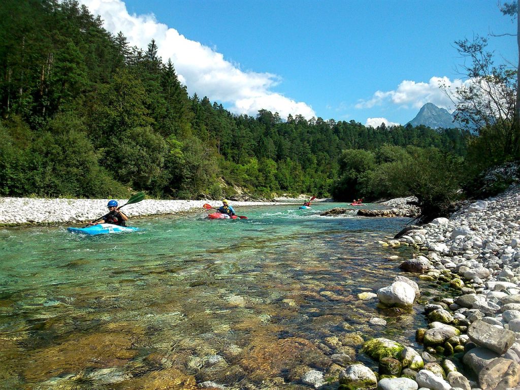 Soca folyó Bovec